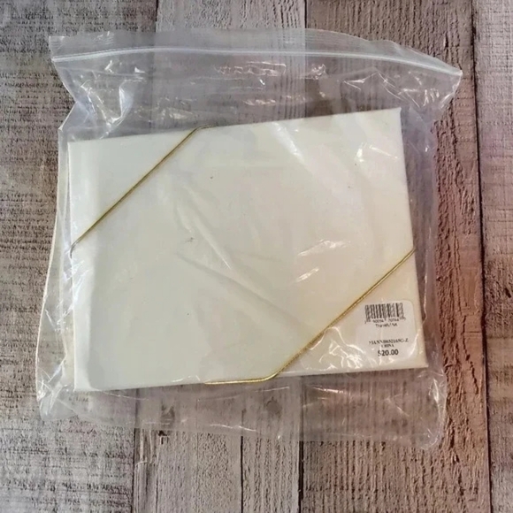 "Thankful" 2pc Pave Circle Necklace & Trinket Tray Set - Picture 4 of 5